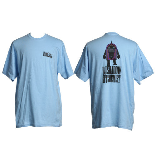 DJ Shadow - Hard Sell Stomping Juke-Bot Men's Shirt, Light Blue