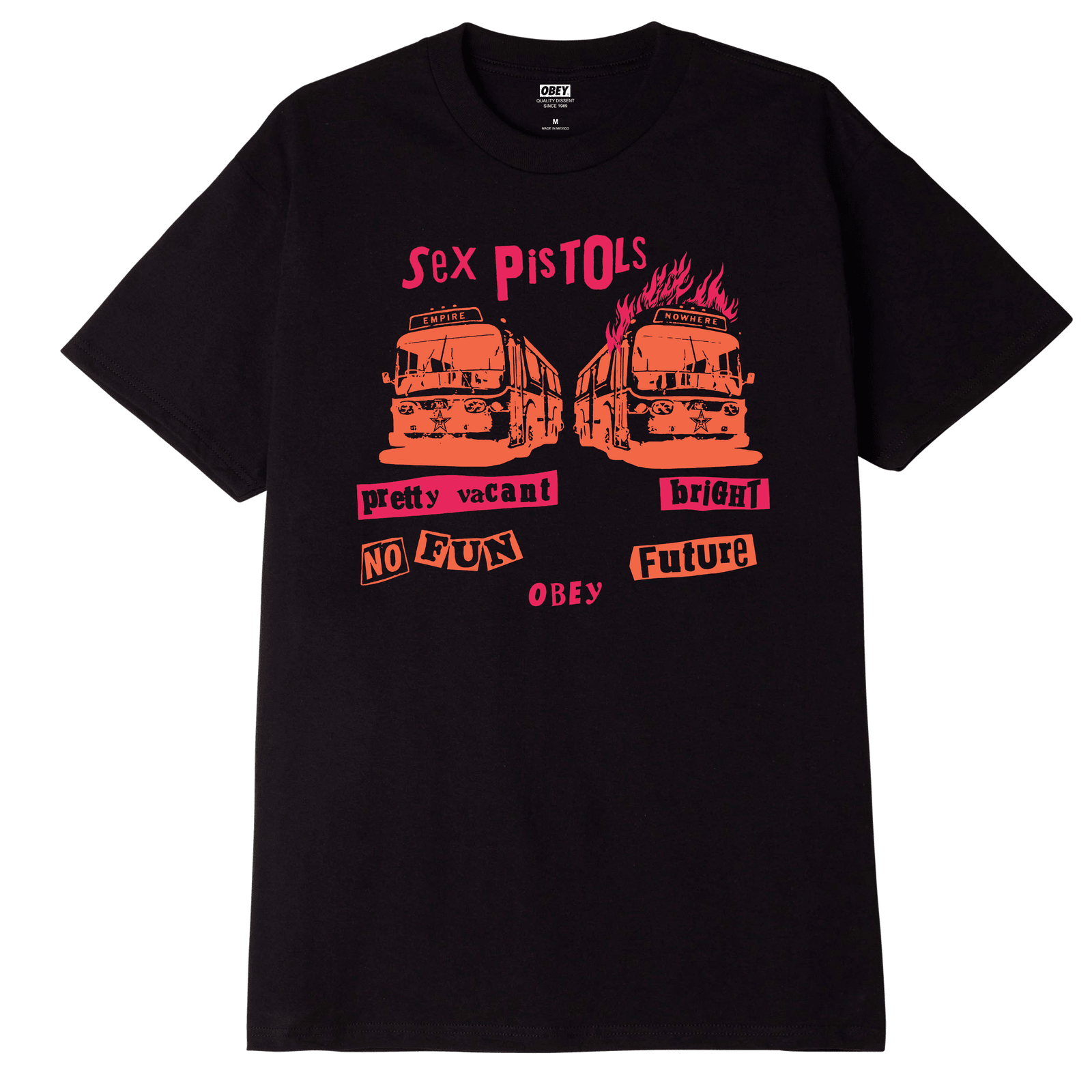 OBEY x Sex Pistols Bright Future Tee, Black – The Giant Peach