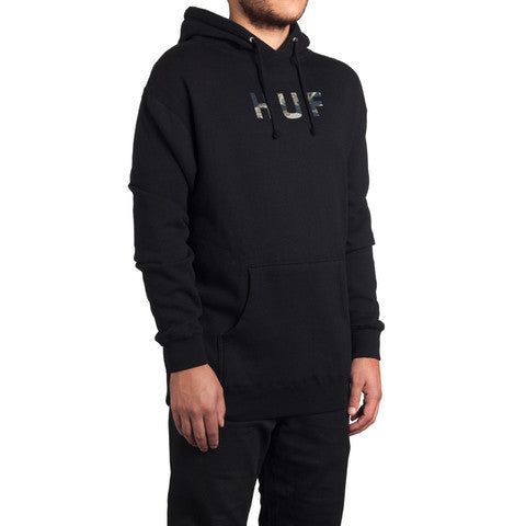 Huf original best sale logo hoodie