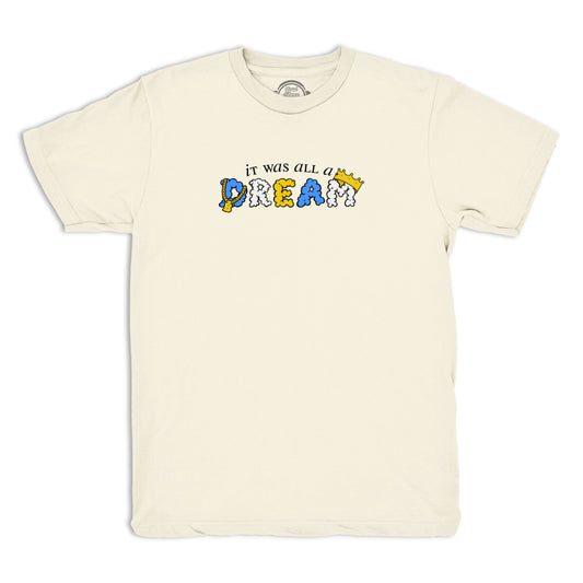 Loud Silence - It Was All A Dream Men's T-Shirt, Cream