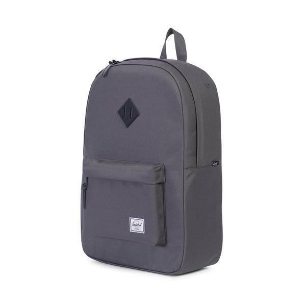 Herschel Supply Co. - Heritage Backpack, Charcoal/Black Native Rubber ...