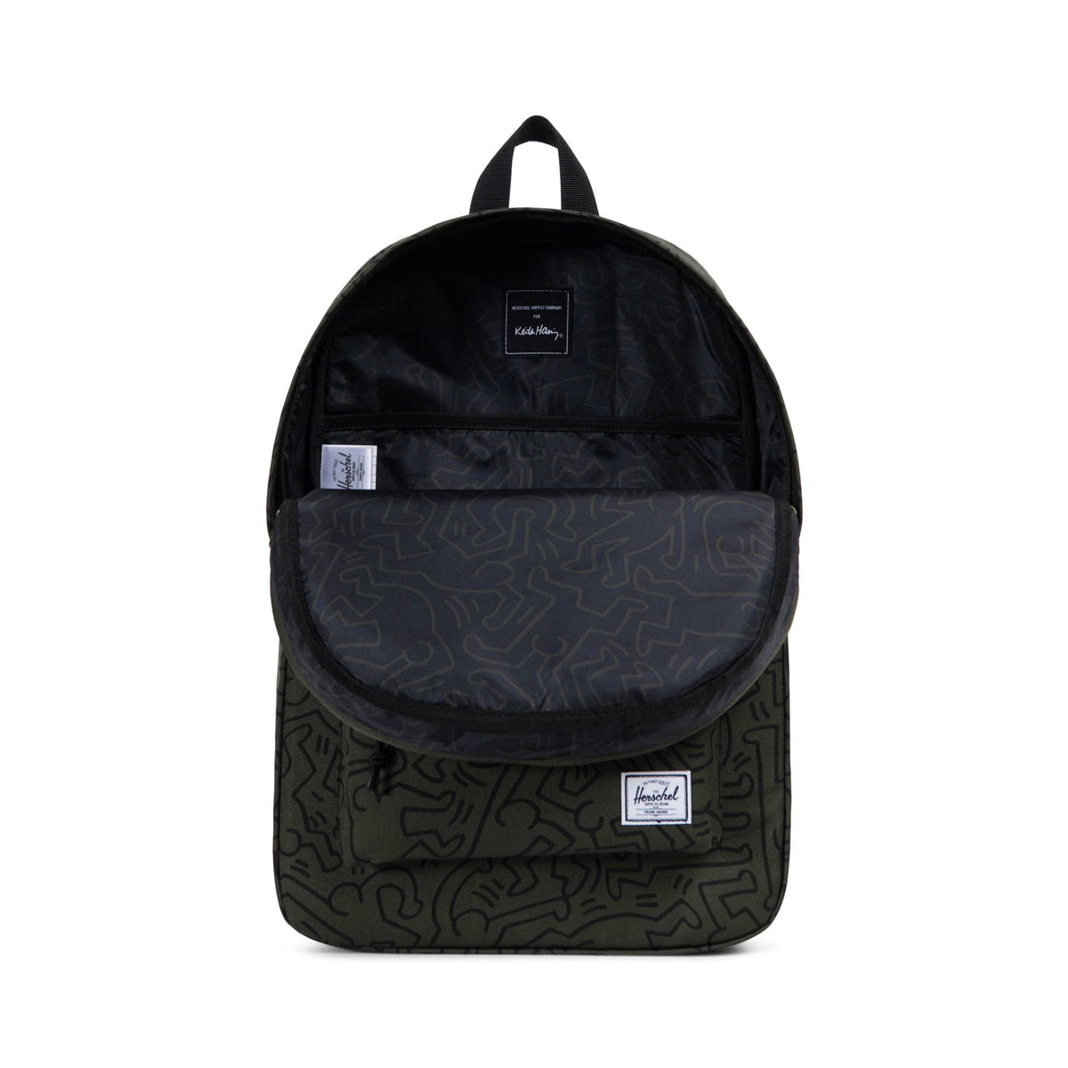 Herschel Supply Co. x Keith Haring - Winlaw Backpack, Forest Night ...