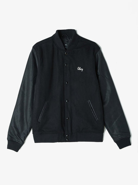Obey soto varsity jacket store