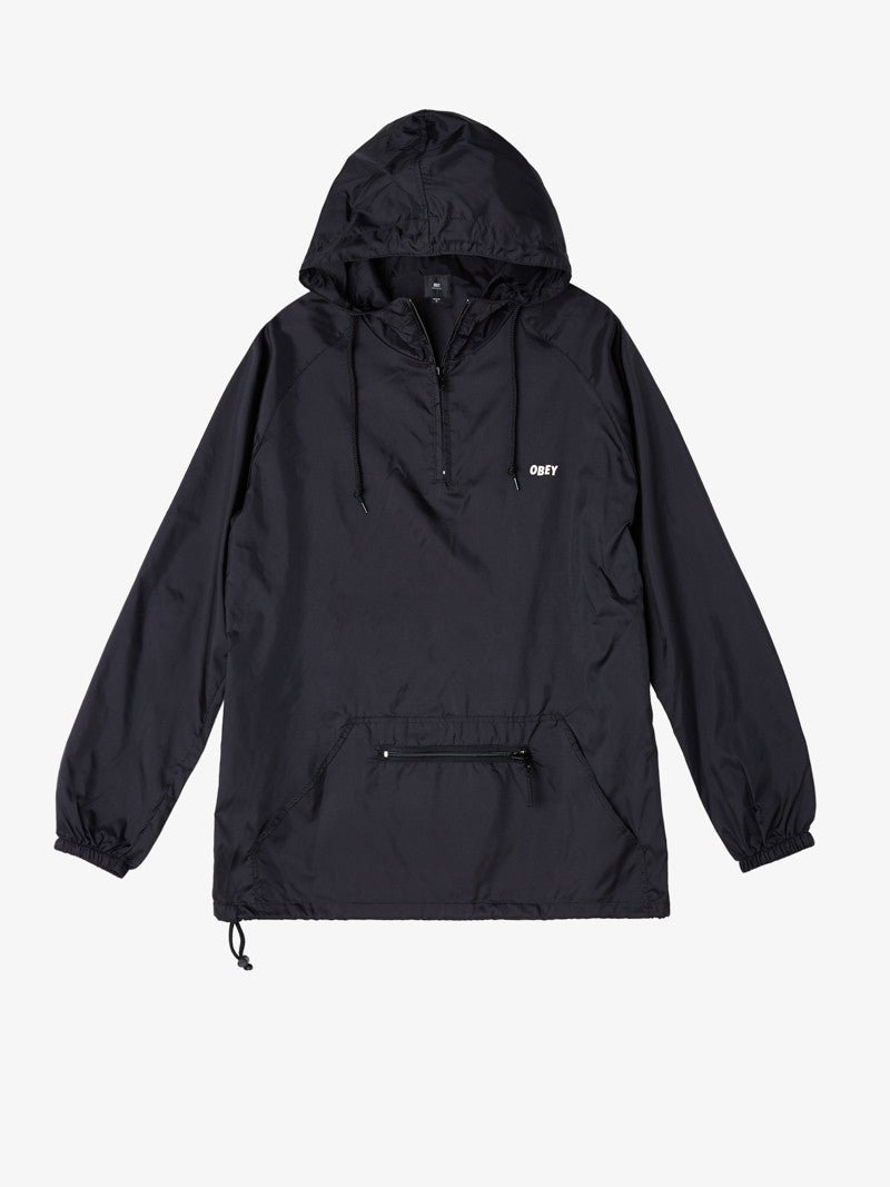 OBEY Screamer Men s Anorak Jacket Black