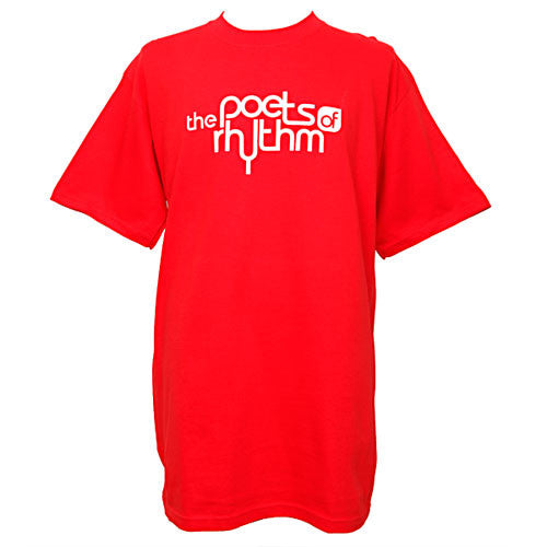 Poets of Rhythm - Logo Men's Shirt, Red – The Giant Peach