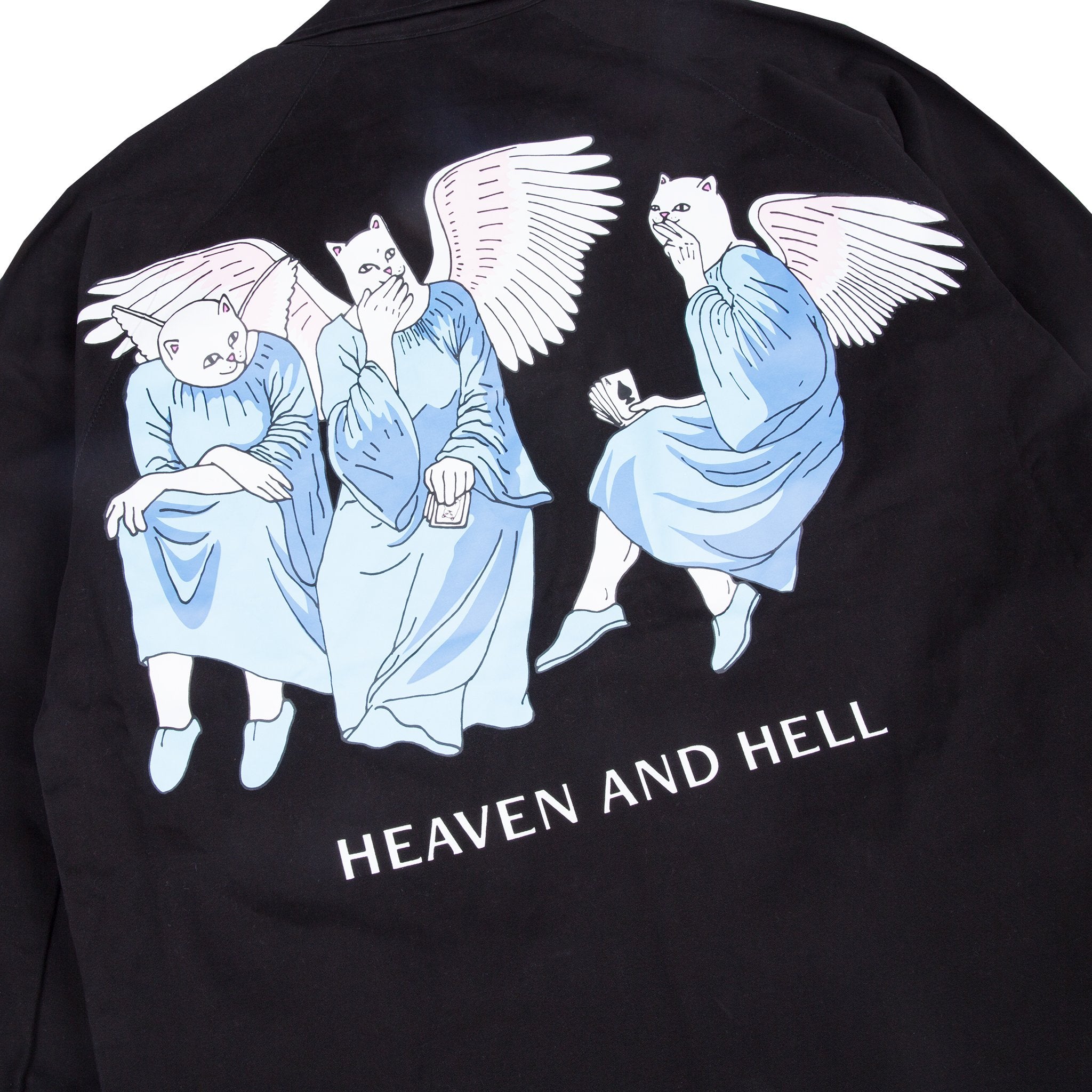 RIPNDIP Heaven And Hell Bomber Men s Jacket Black