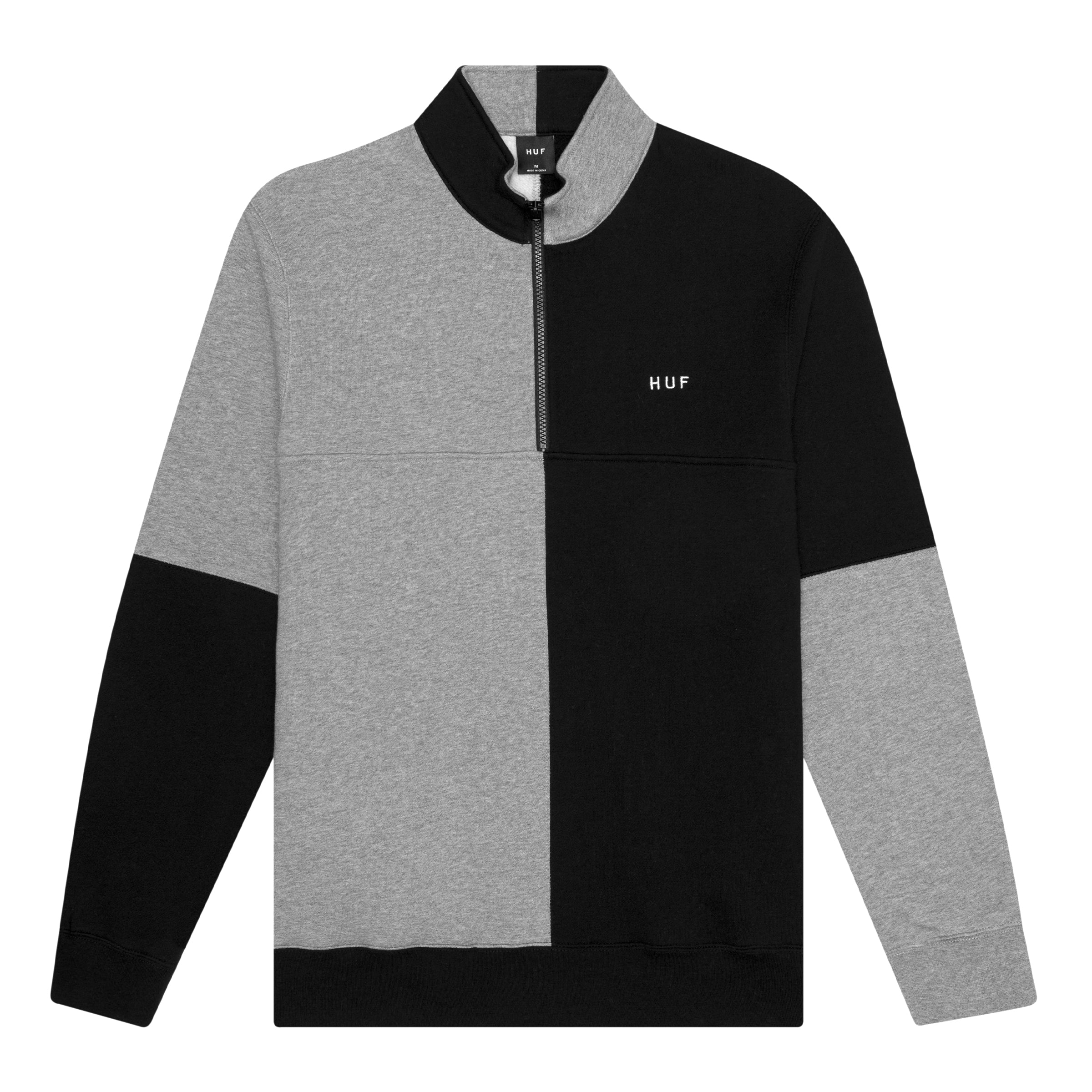 HUF - Separator Men's Quarter Zip Fleece, Black – The Giant Peach