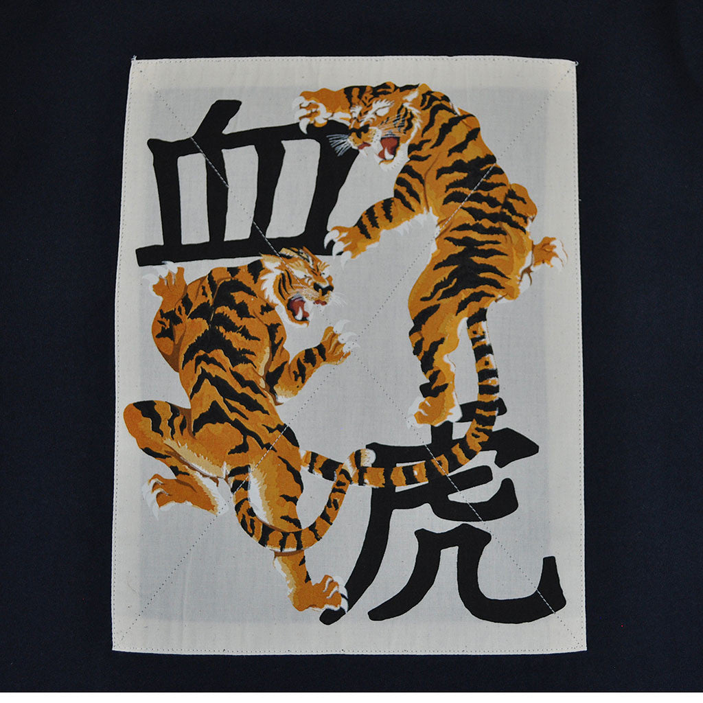 10Deep - Blood Chit Men's L/S Tee, Navy - The Giant Peach