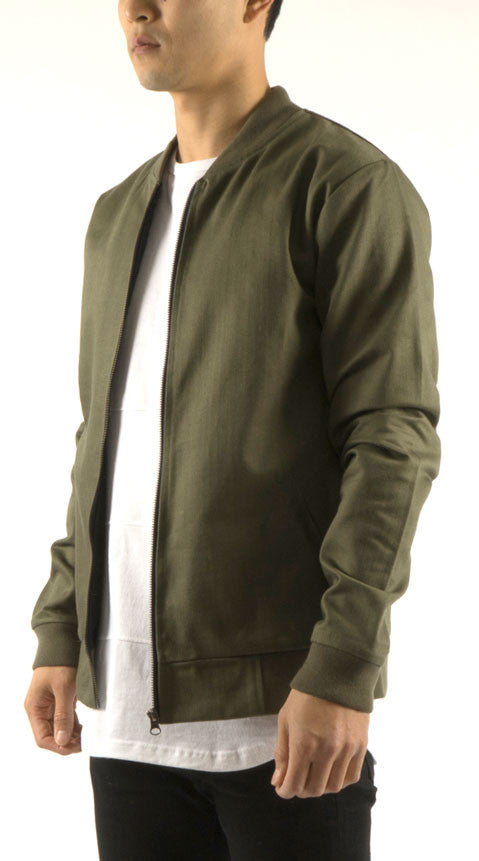 Akomplice VSOP- Cromwell Men's Bomber Jacket, Olive/Tan – The