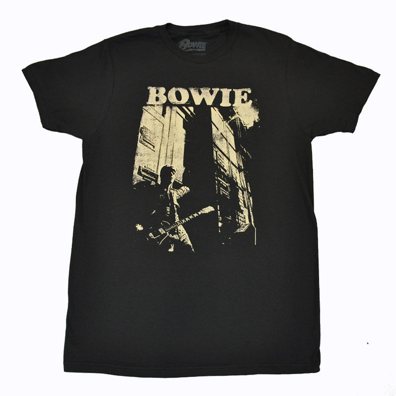 David Bowie - Guitar Men's Shirt, Coal – The Giant Peach