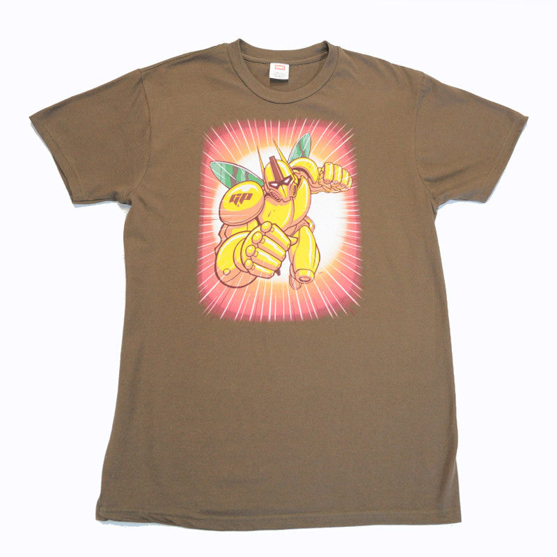 The Giant Peach - Robo Peach Men's Shirt, Chocolate