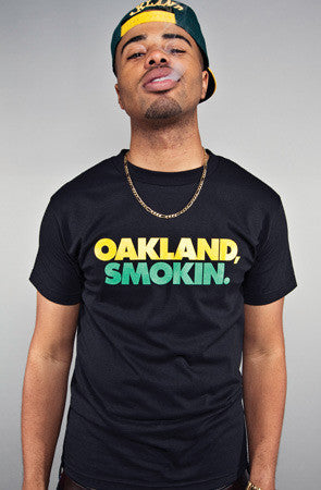 Oakland Smokin (Men's Green/Yellow Tee) – Adapt.