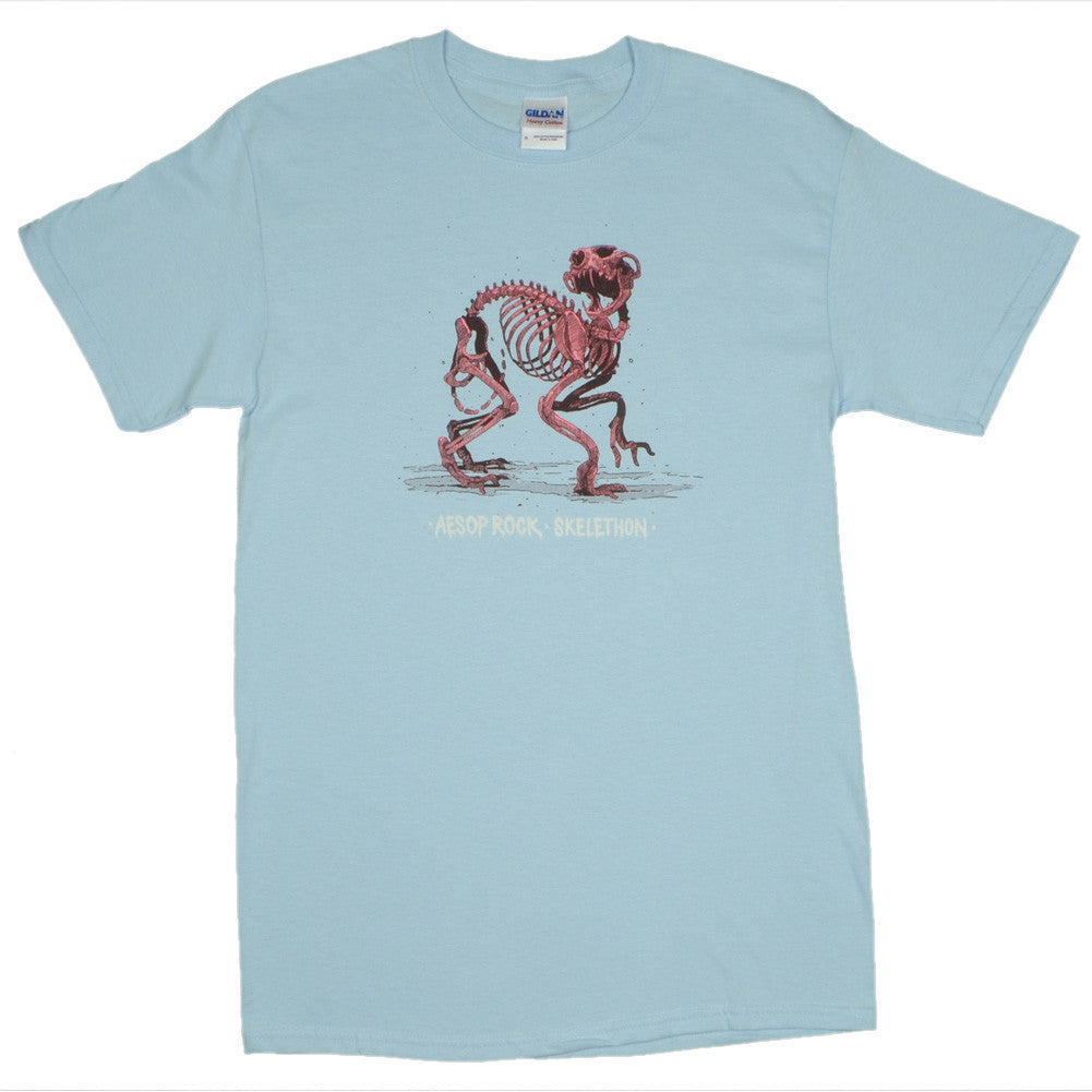 Aesop Rock - Skelethon Men's Shirt, Light Blue – The Giant Peach
