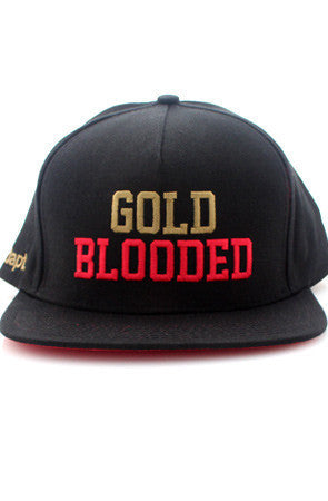 Adapt - Gold Blooded Snapback Hat, Black - The Giant Peach