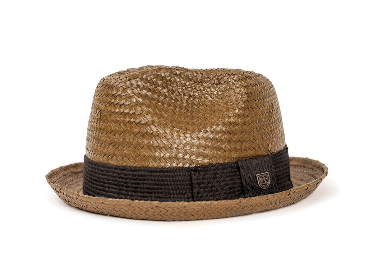 Brixton - Castor Fedora, Light Brown - The Giant Peach